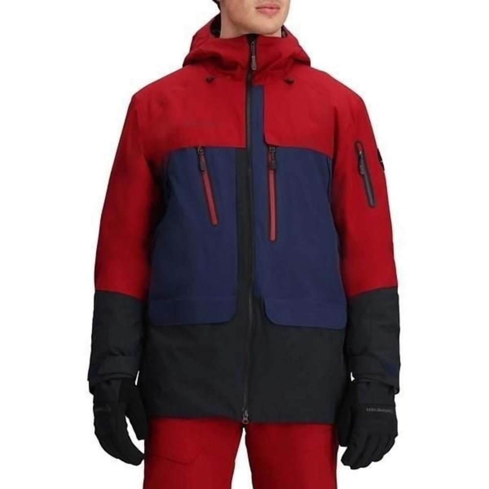 Obermeyer Cirque Jacket Rustic Red Mens Size L